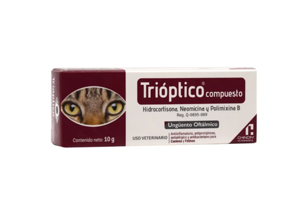 Trióptico Ungüento Oftálmico 10 g ( Neomicina, Polimixina B y Bacitracina Zinc )
